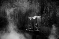486 - BARQUE DANS LA BRUME - BARBIER GERARD - france <div